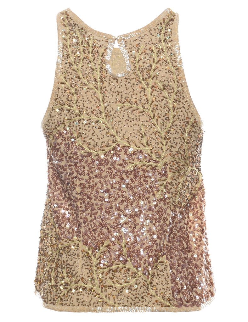 Beaded Party Top - S