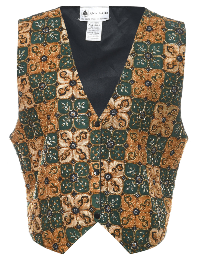 Beaded Waistcoat - L