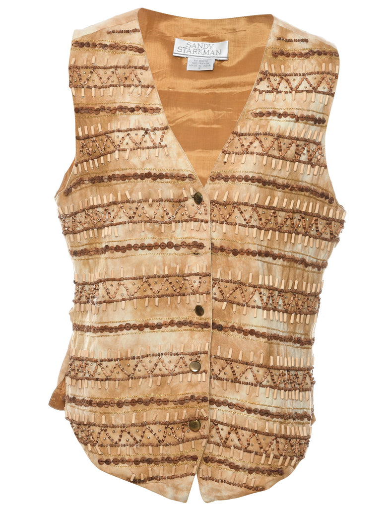 Beaded Waistcoat - S