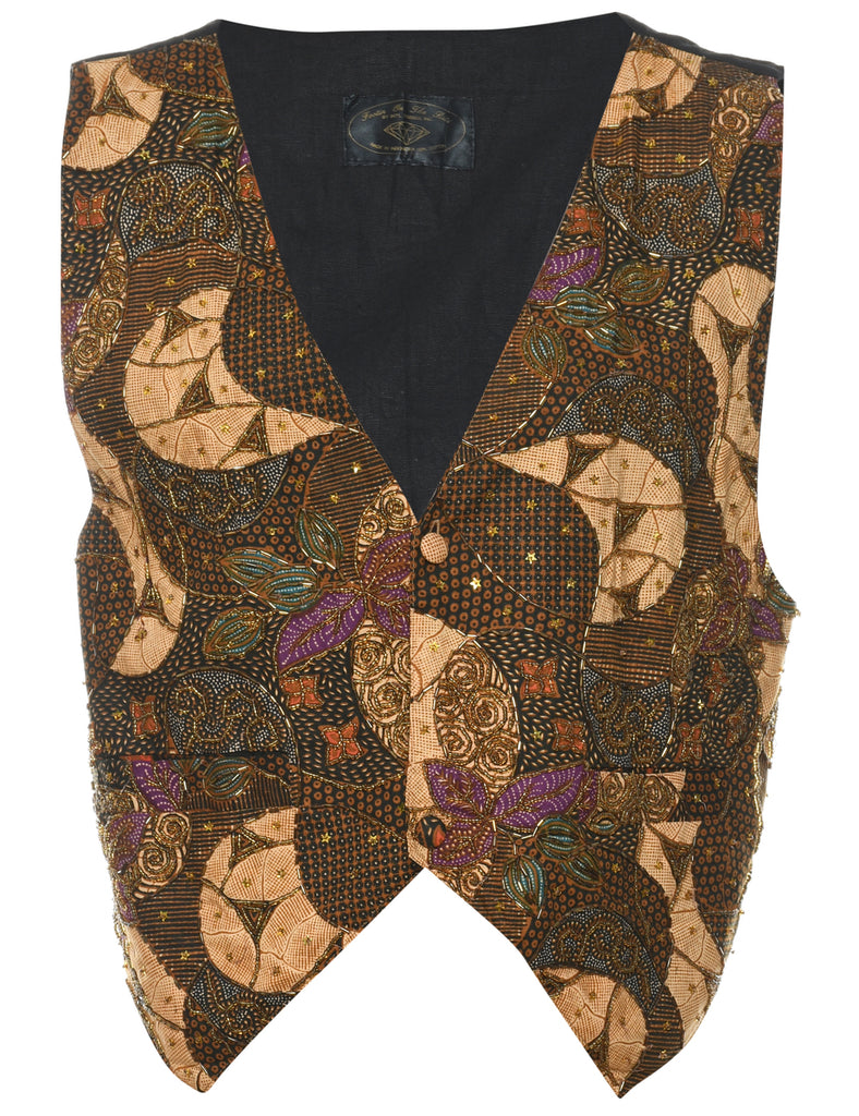 Beaded Waistcoat - L