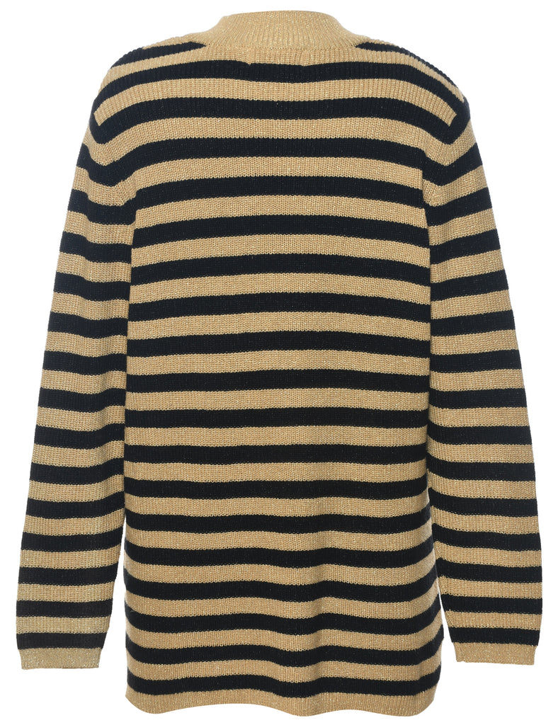 Bechamel Striped Pattern Jumper - L