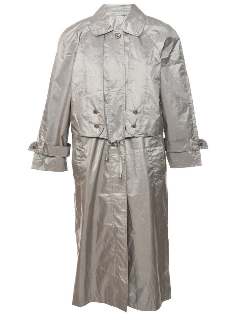 Beige Trench Coat - L