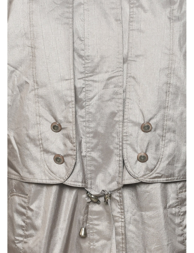 Beige Trench Coat - L