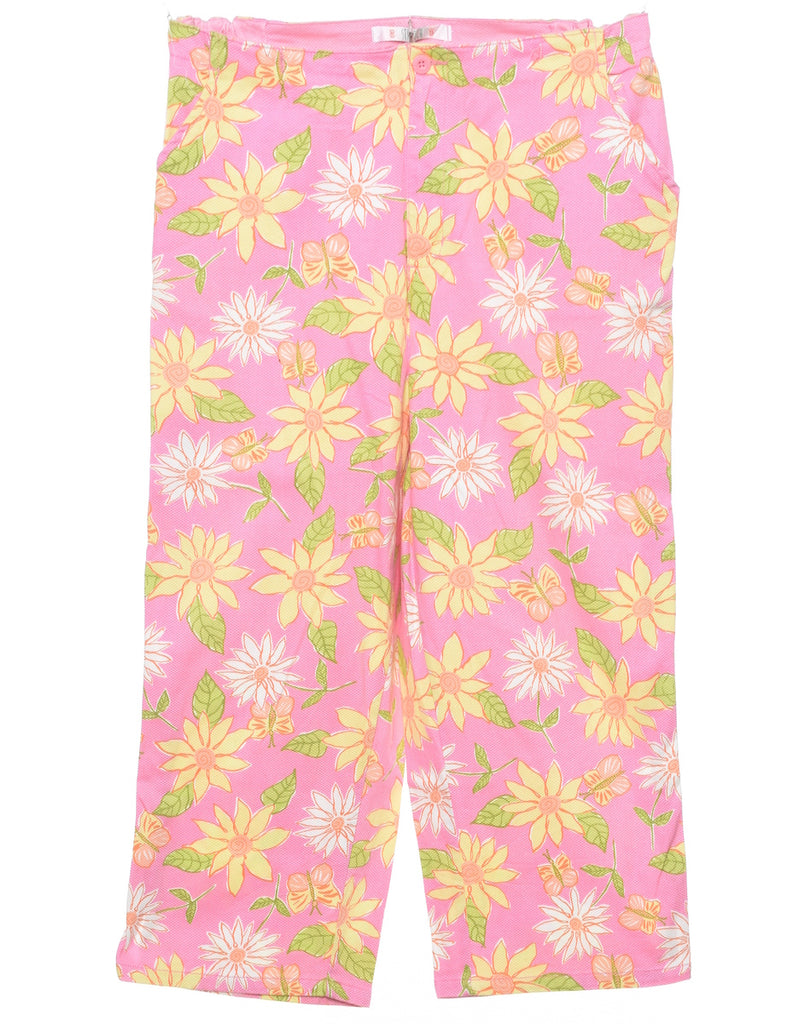 Bill Blass Floral Trousers - W33 L22