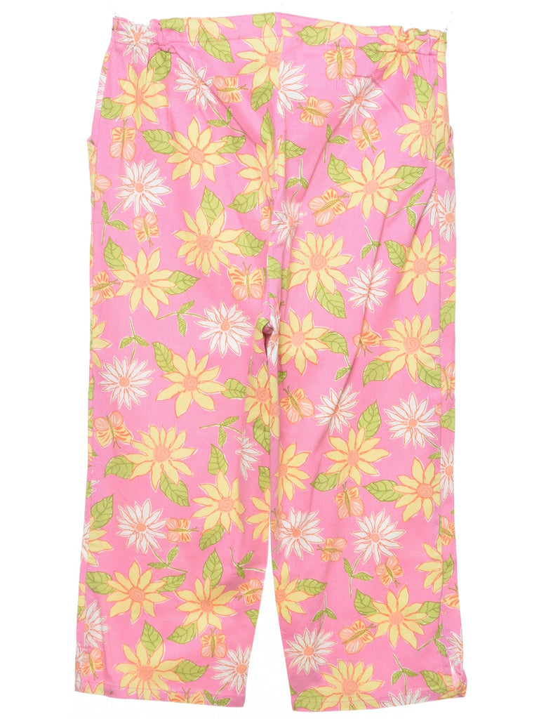 Bill Blass Floral Trousers - W33 L22