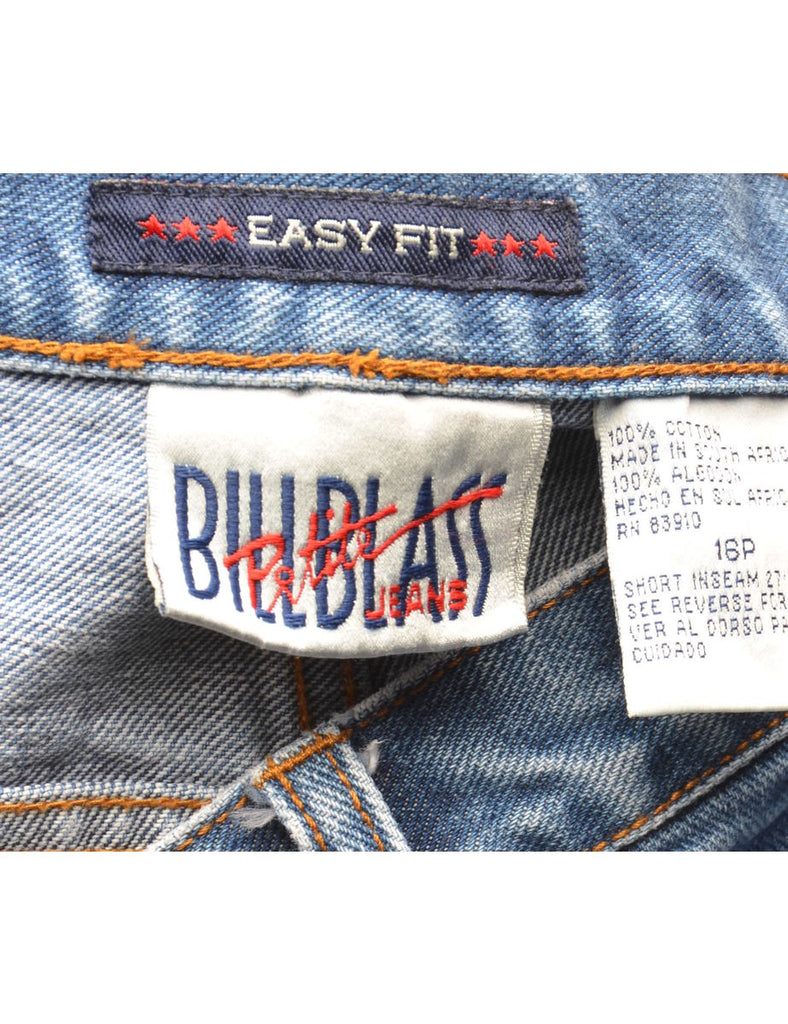 Bill Blass Light Wash Cropped Tapered Jeans - W34 L26