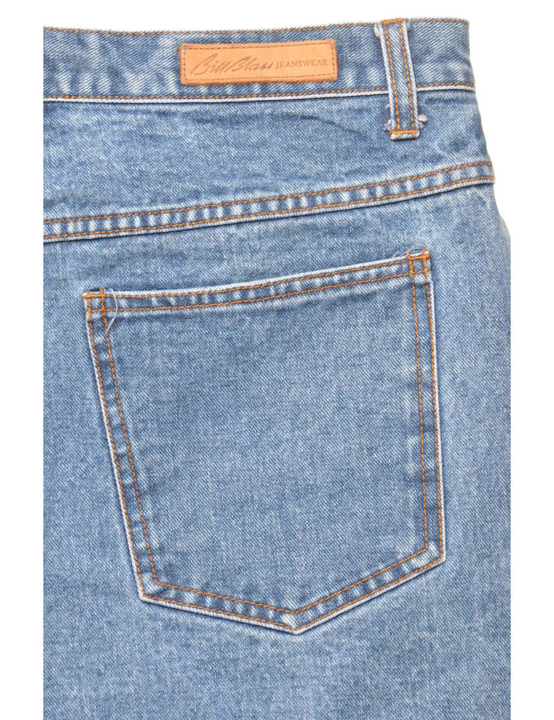 Bill Blass Light Wash Cropped Tapered Jeans - W34 L26