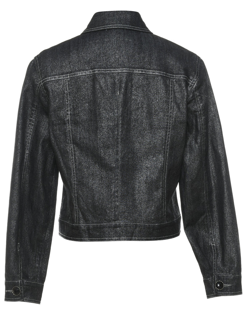 Black 1990s Denim Jacket - S