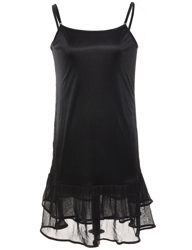 Black 1990s Slip Dress - S