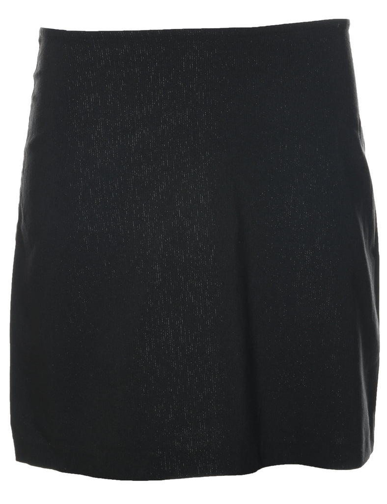Black A-line Skirt - S
