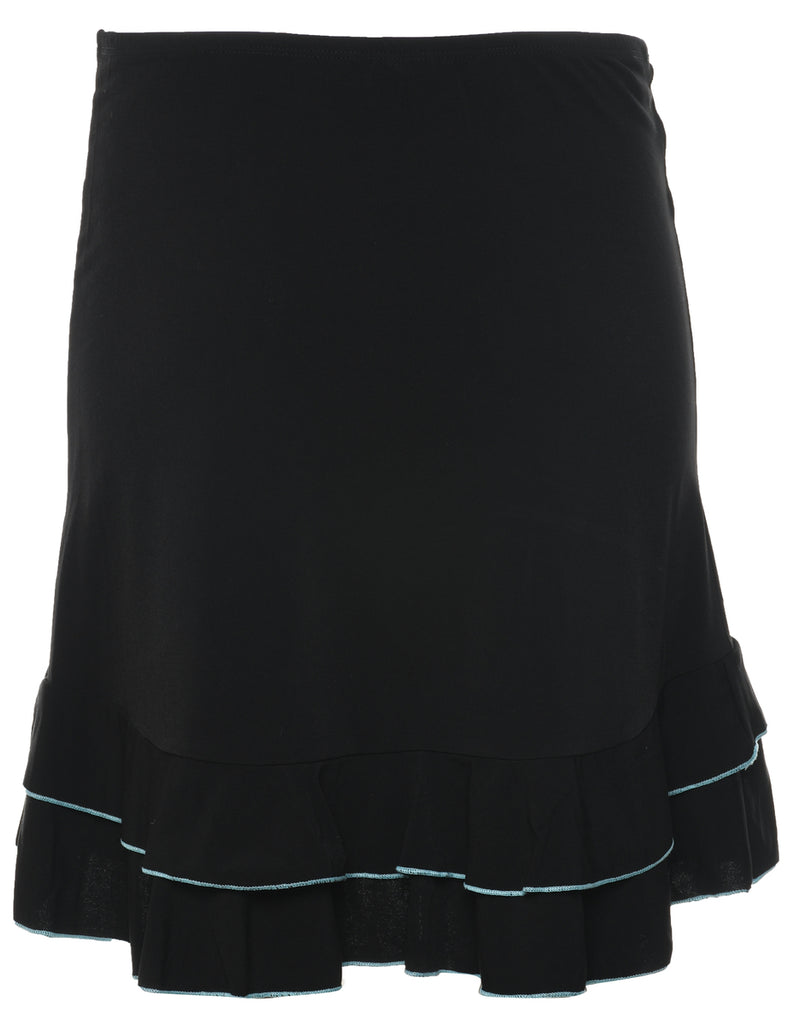 Black A-line Skirt - S