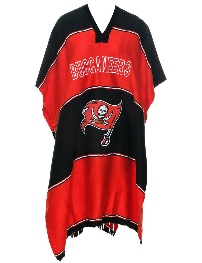 Black Buccaneers Poncho - XL