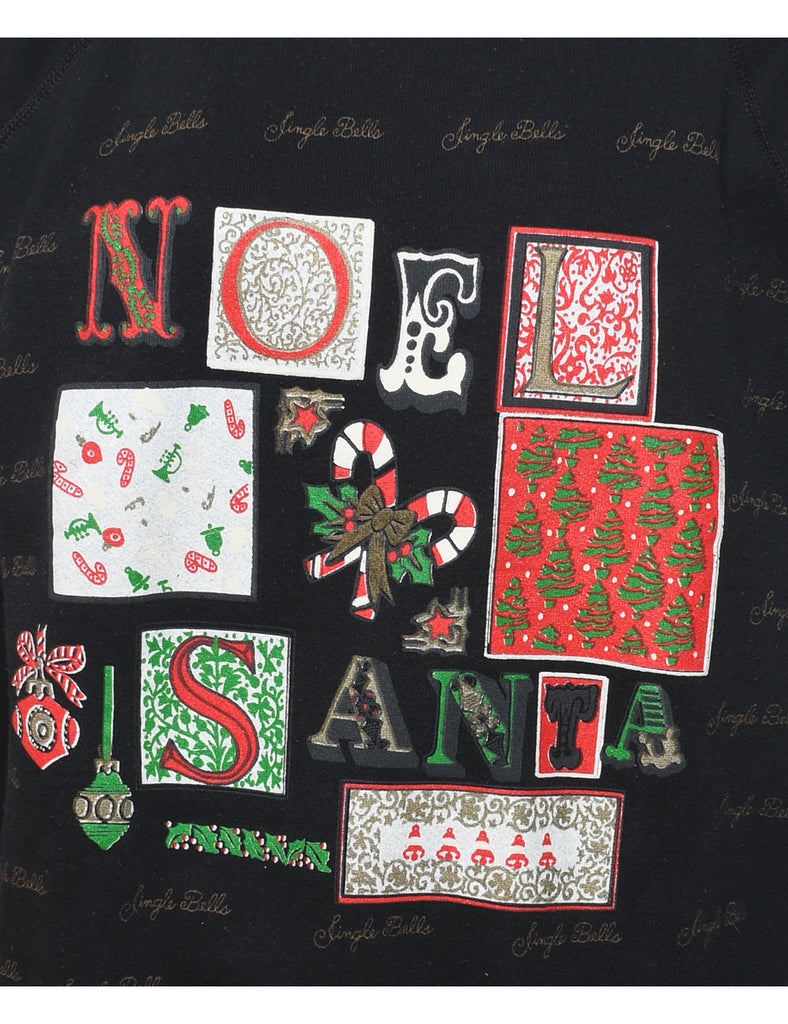 Black Christmas Sweatshirt - L