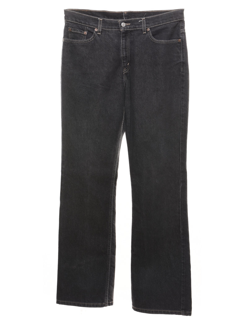 Black Contrast Stitch Levi's Jeans - W34 L36