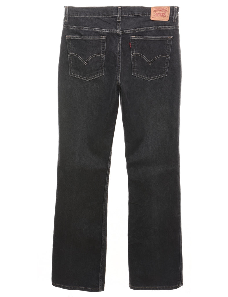 Black Contrast Stitch Levi's Jeans - W34 L36
