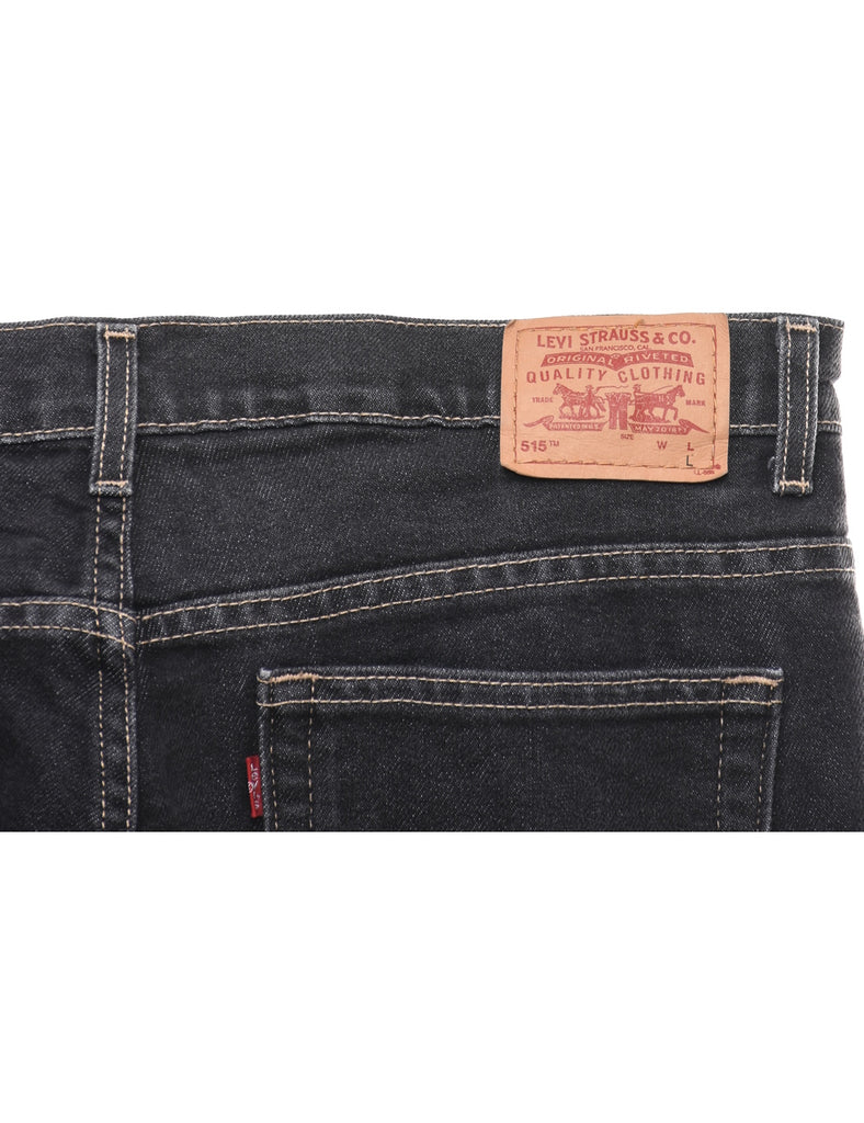 Black Contrast Stitch Levi's Jeans - W34 L36