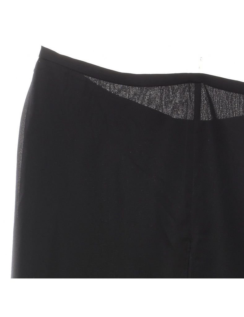 Black Culotte Trousers - W34 L28