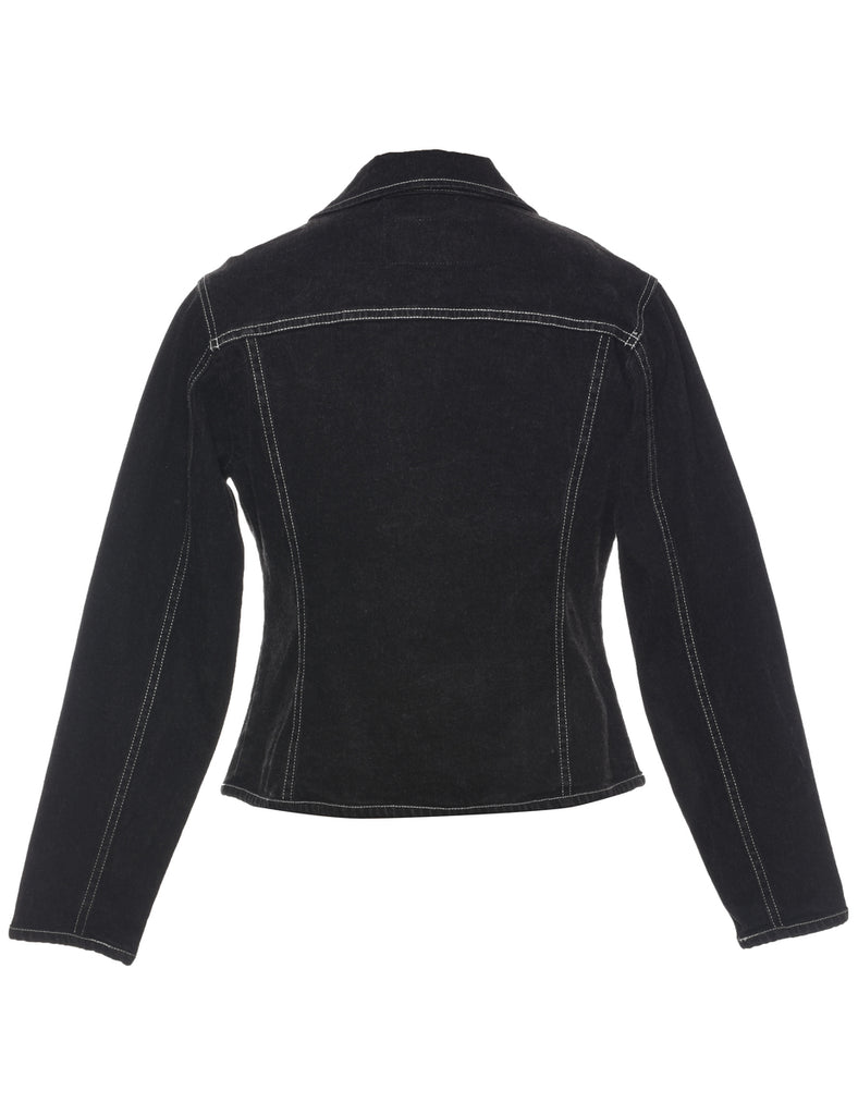 Black Denim Jacket - M