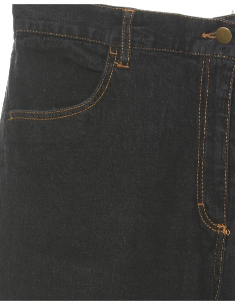 Black Denim Trousers - W31 L28