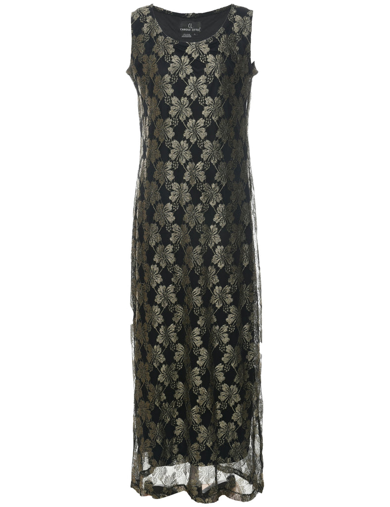 Black Evening Dress - L