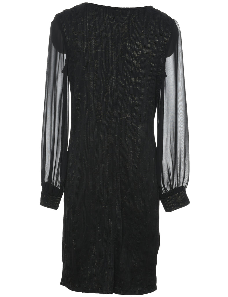 Black Evening Dress - L