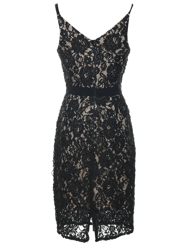 Black Evening Dress - XS