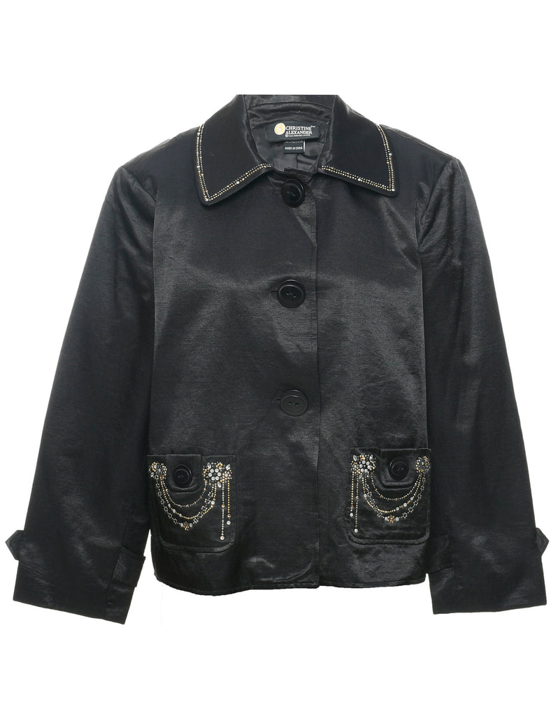 Black Evening Jacket - M