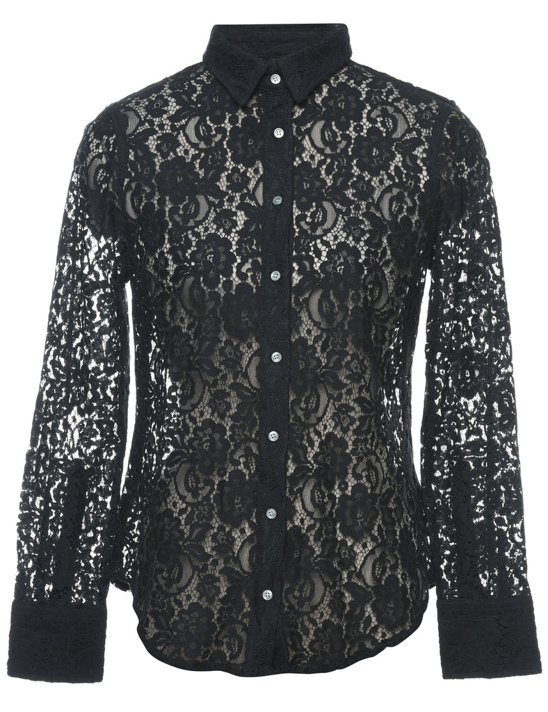 Black Evening Shirt - M