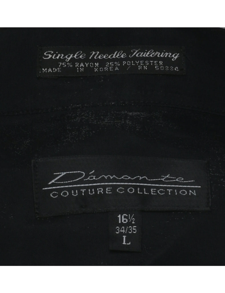 Black Evening Shirt - L