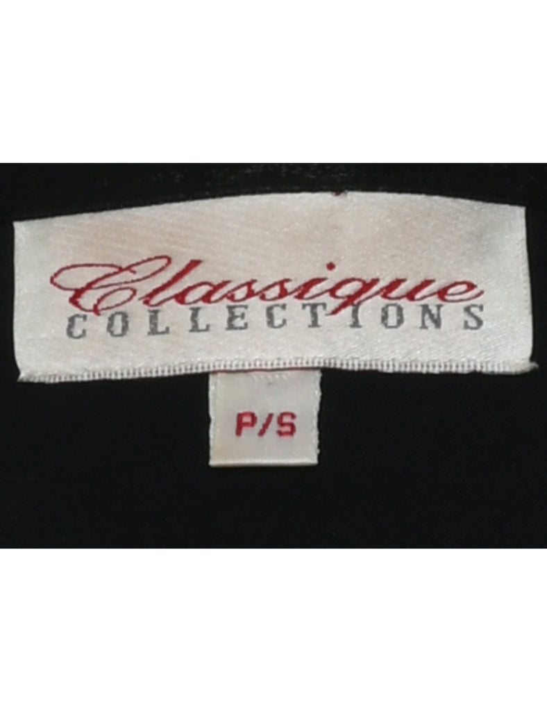 Black Evening Shirt - S