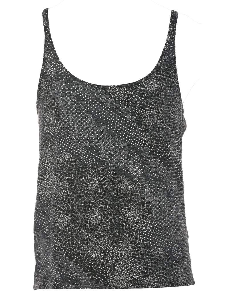 Black Evening Top - S