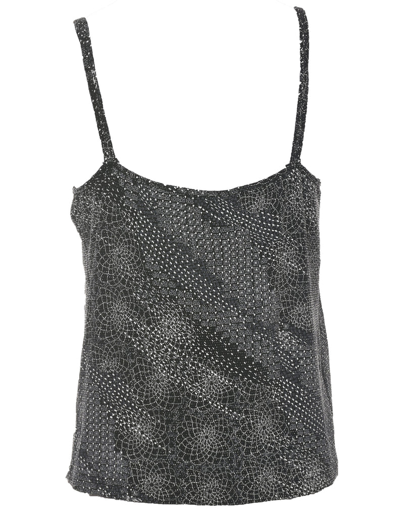 Black Evening Top - S