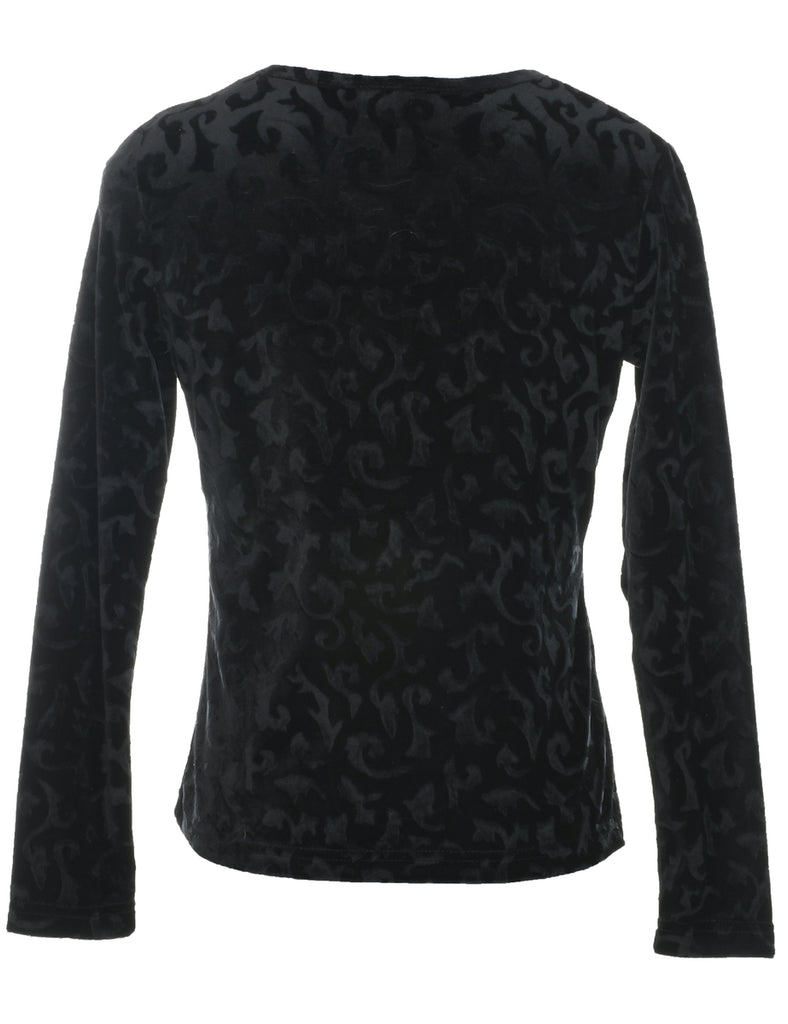 Black Evening Top - S