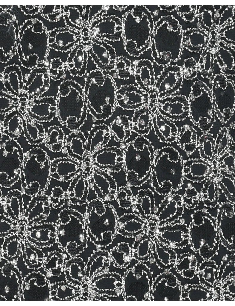 Black Evening Top - S