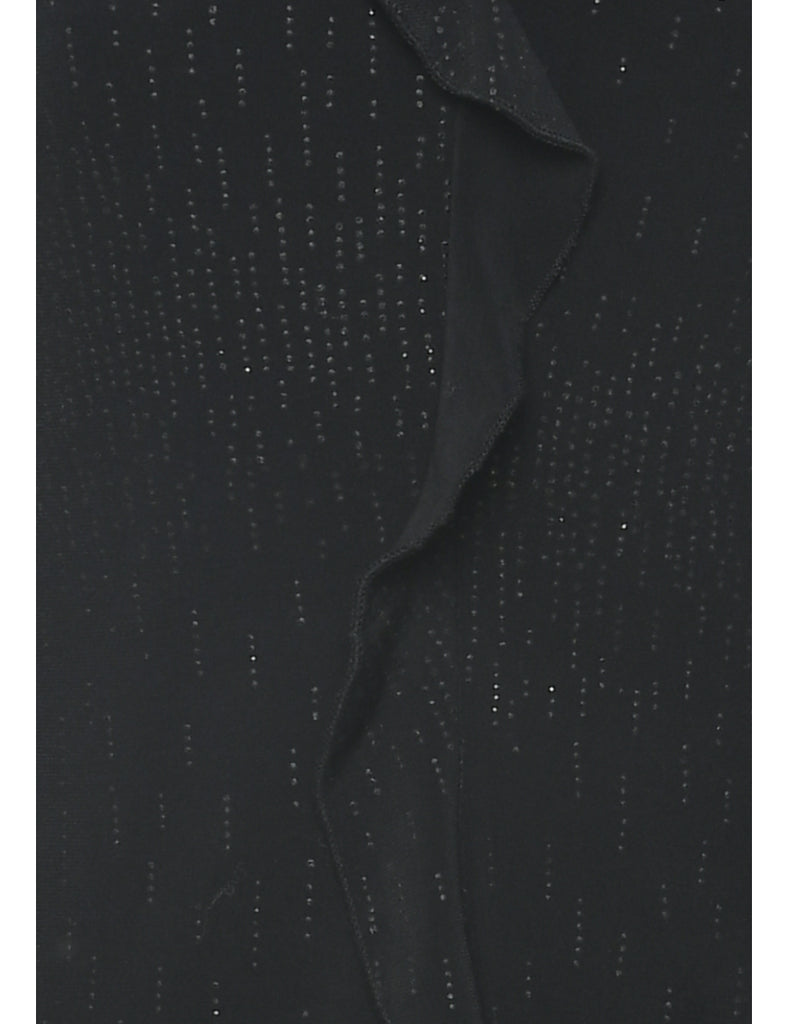 Black Evening Top - S