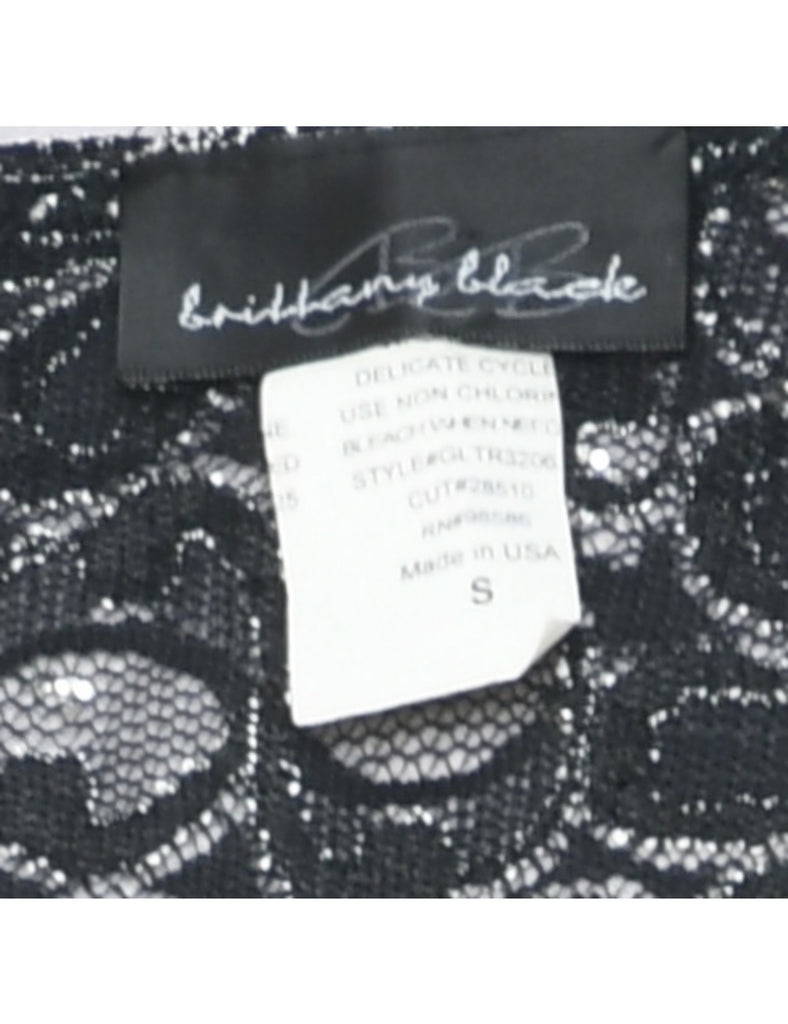 Black Evening Top - S