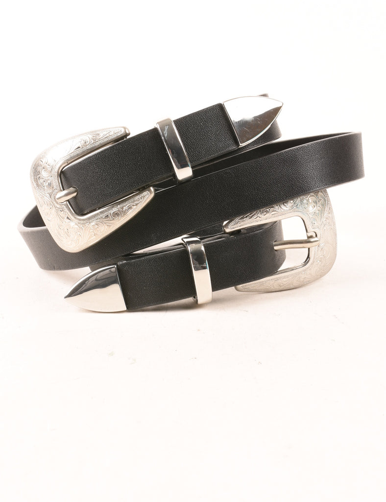 Black Fashion Belt - M