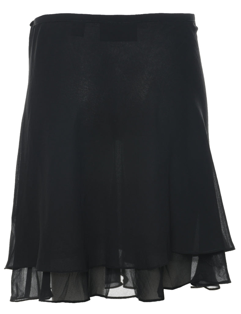 Black Flared Skirt - S
