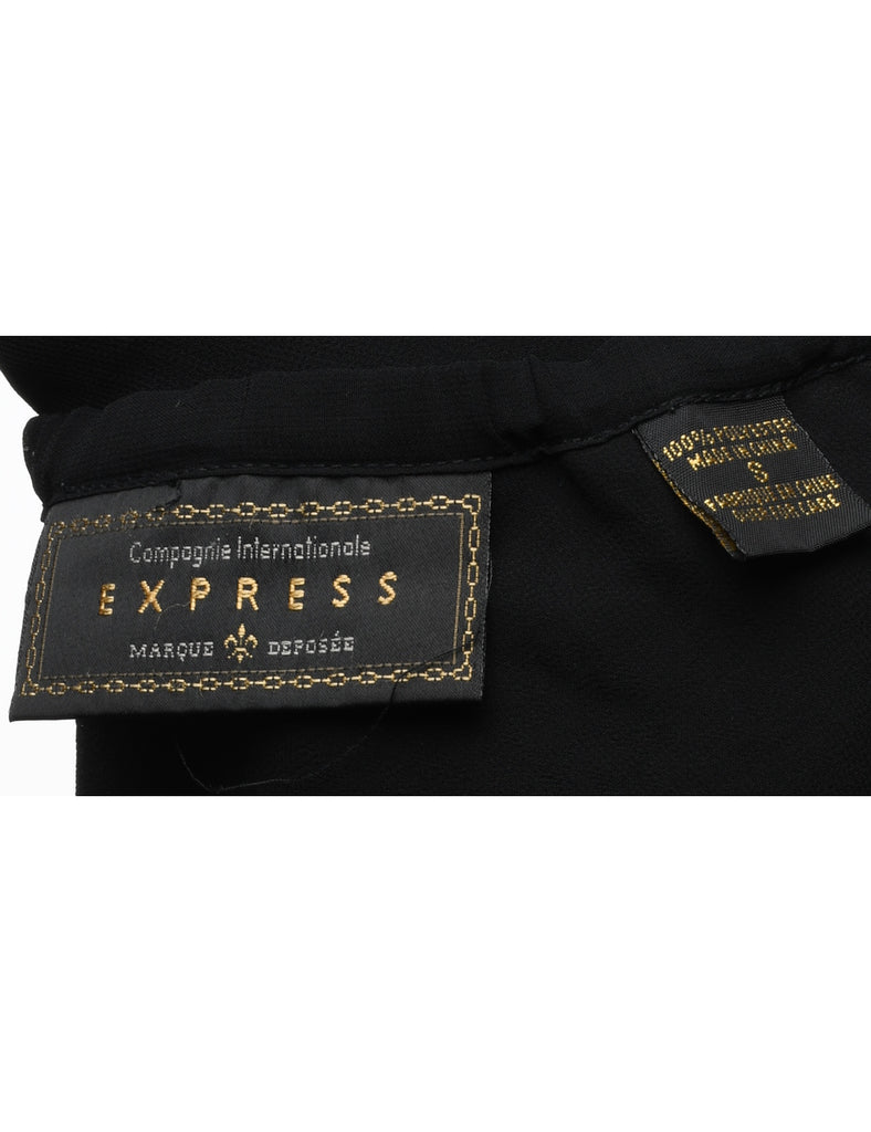 Black Flared Skirt - S