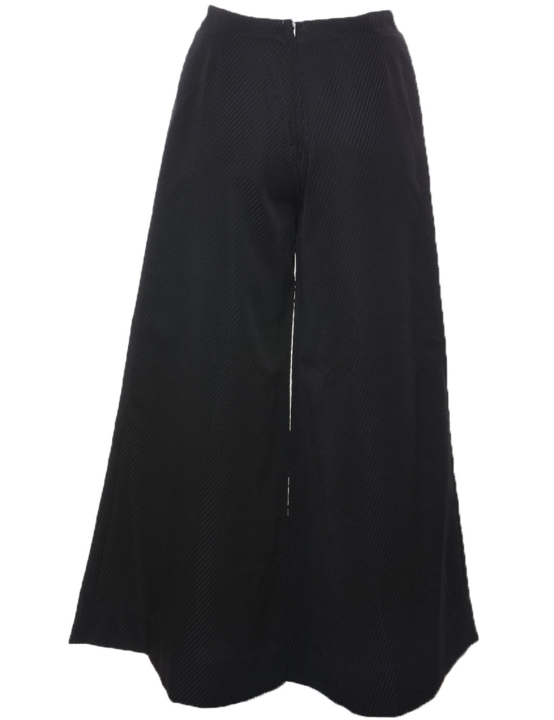 Black Flared Trousers - W26 L27