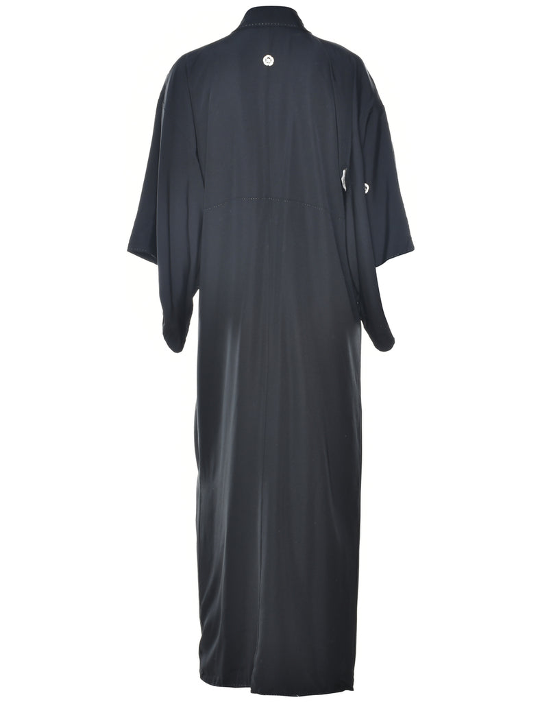 Black Full Length Kimono - L