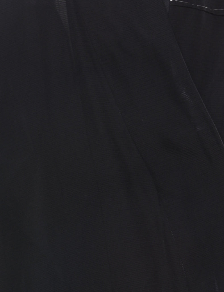 Black Full Length Kimono - L