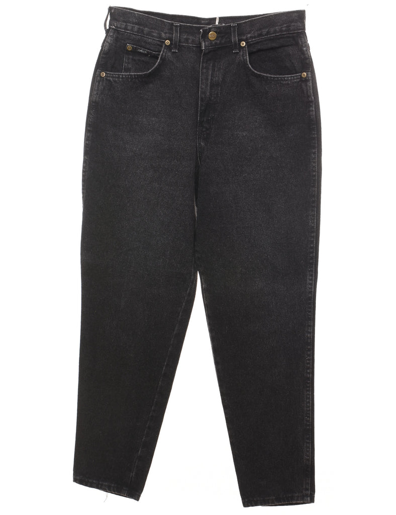 Black High Waist Tapered Jeans - W30 L27