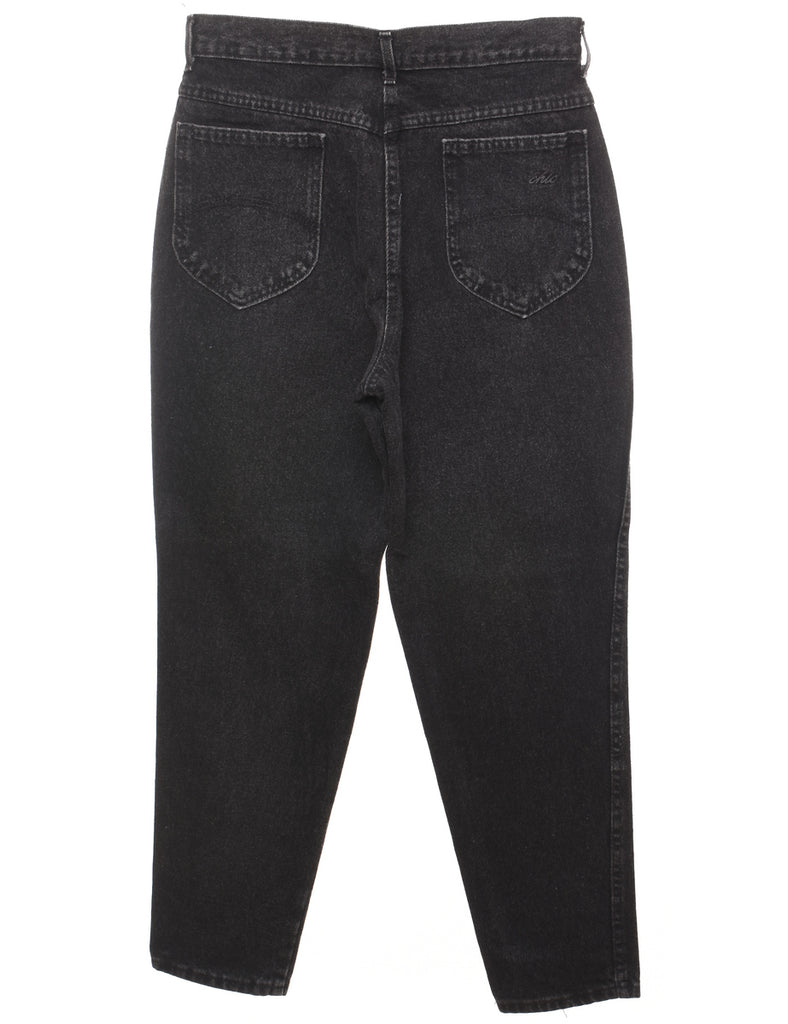 Black High Waist Tapered Jeans - W30 L27