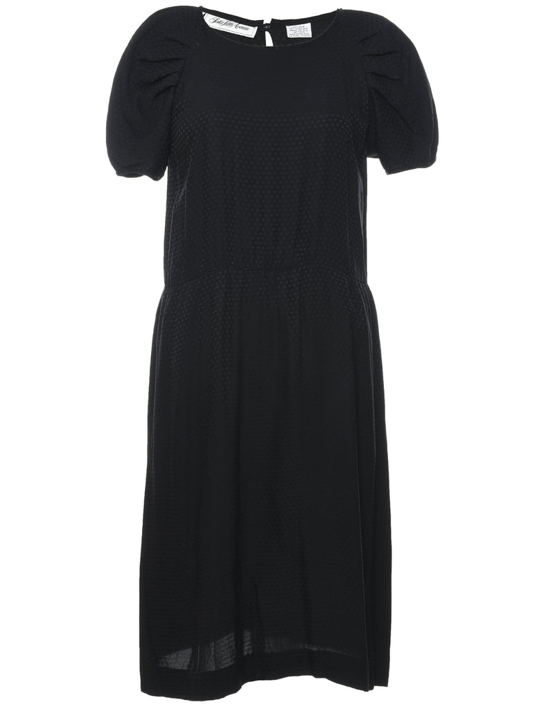 Black Jacquard Dress - XL