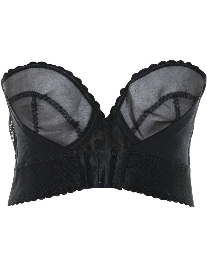 Black Lace Bustier - XS