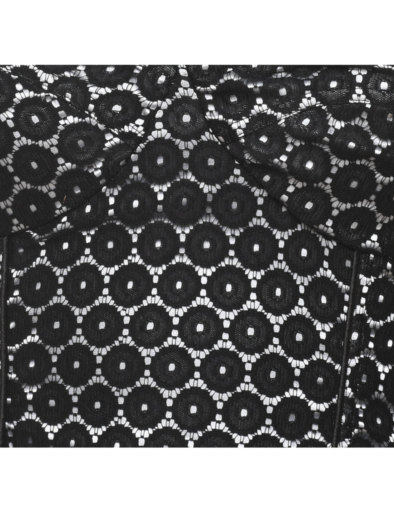 Black Lace Corset - S