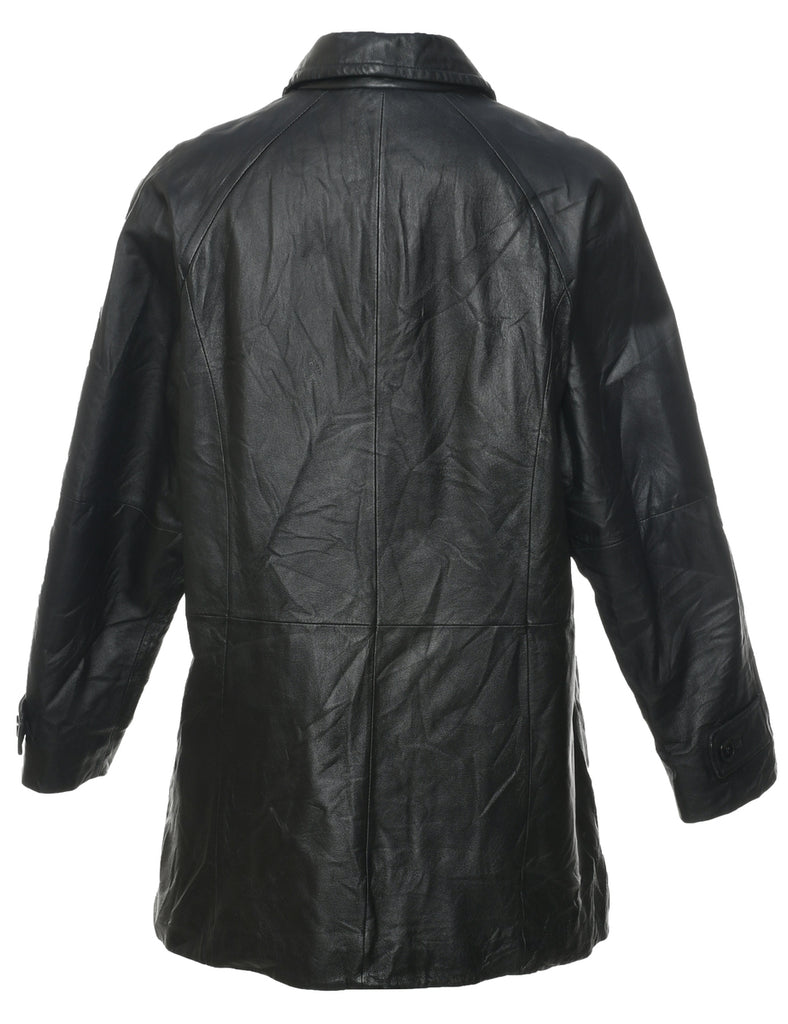 Black Leather Jacket - M