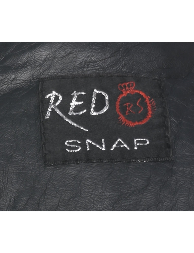 Black Leather Jacket - L