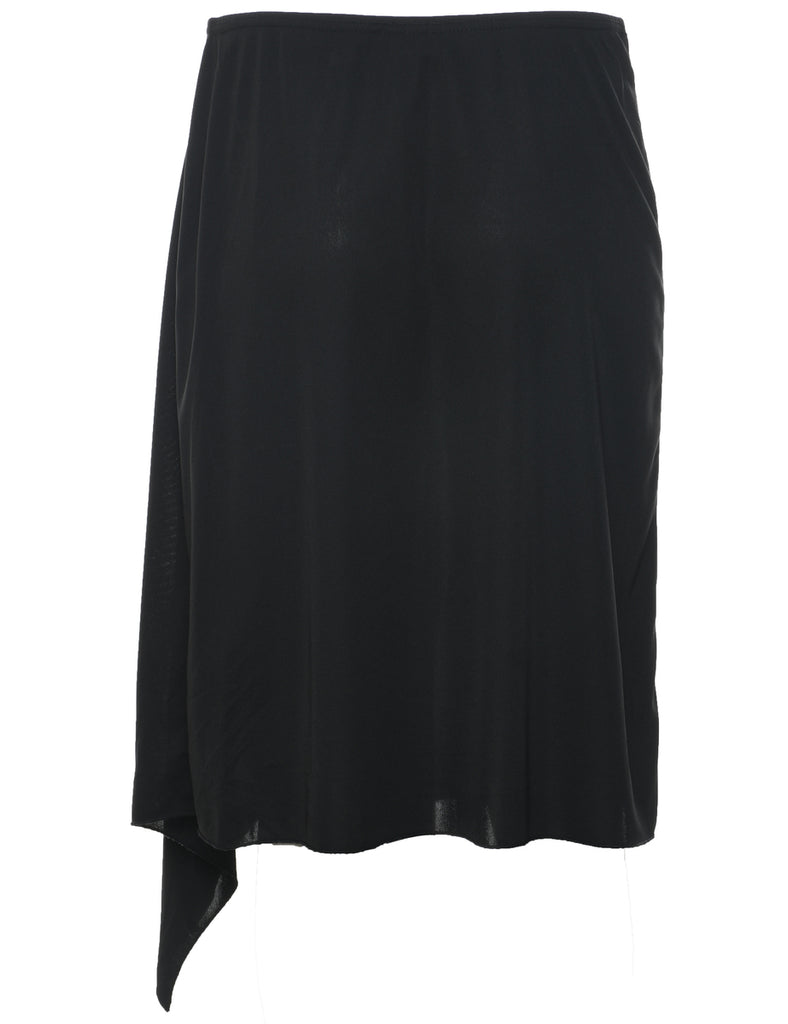 Black Midi Skirt - M